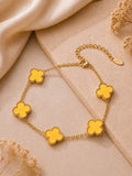 Bracelet Trèfle Jaune
