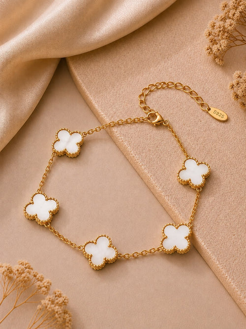 Bracelet Trèfle Nacre